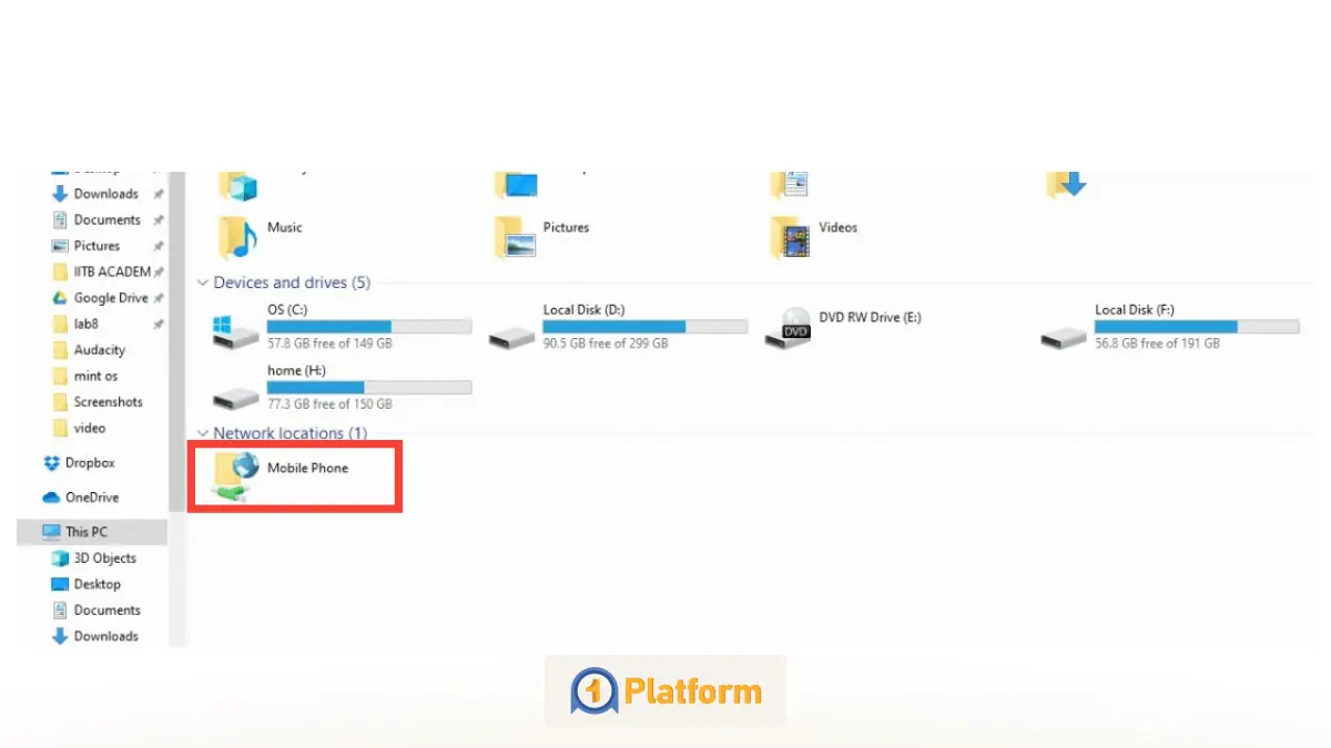انتقال فایل بین ویندوز و اندروید