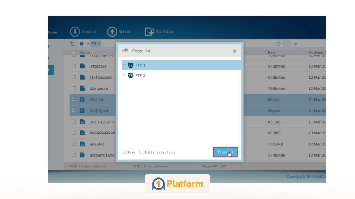 ابزار MultCloud برای انتقال سایت از لوکال به هاست