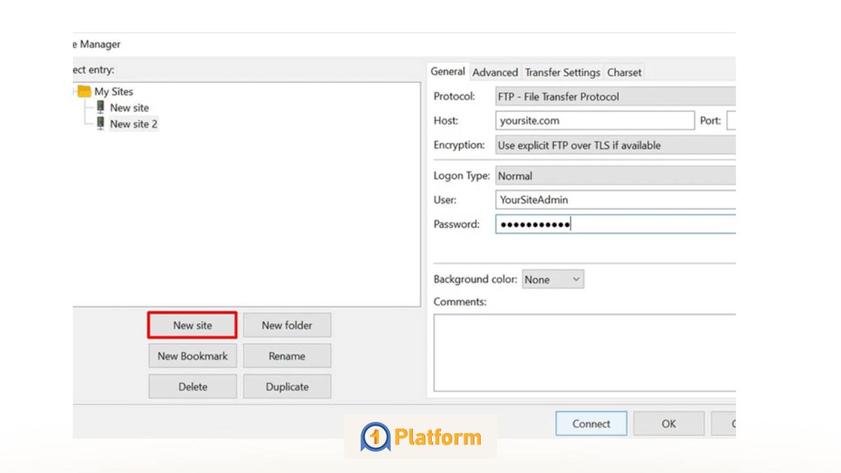 انتقال محتوا از یک سایت به سایت دیگر با کلاینت FTP - وان پلتفرم