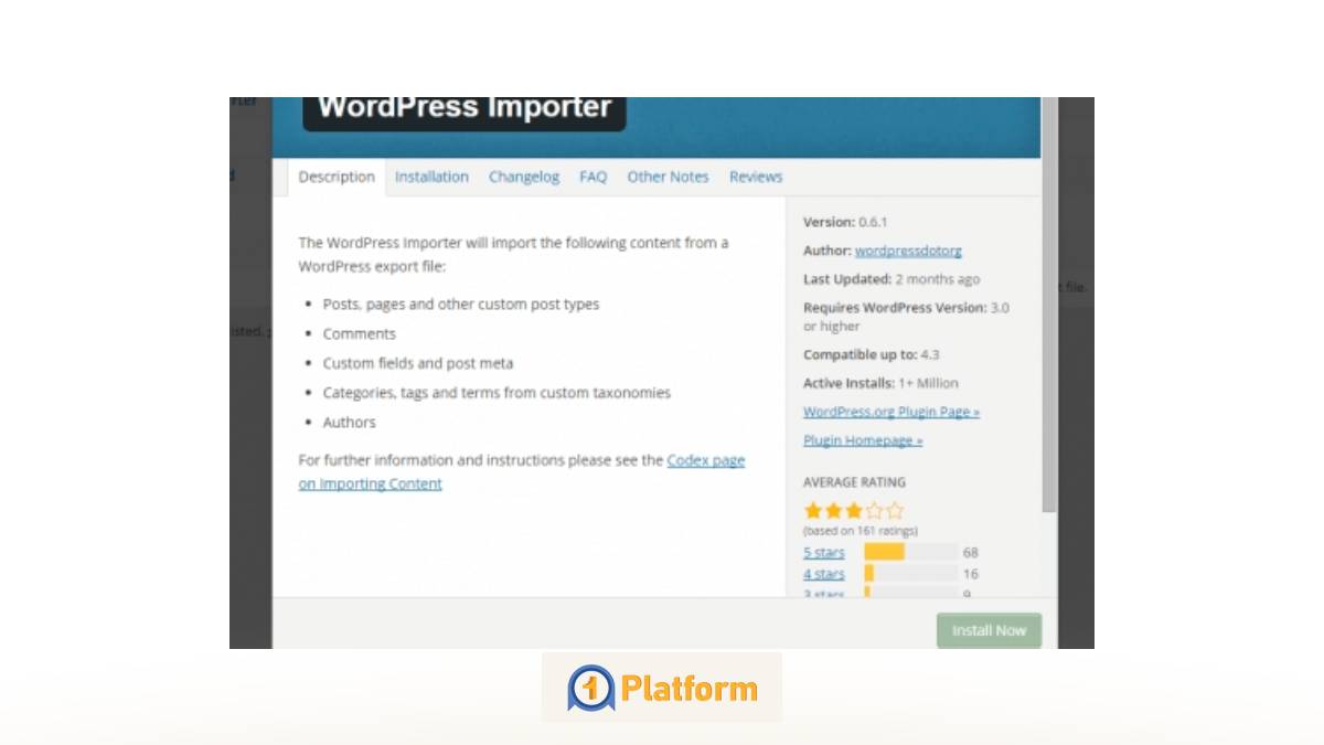 نصب افزونه انتقال محتوا از سایتی به سایت دیگر - وان پلتفرم