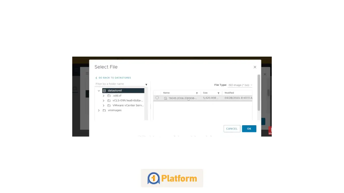 اتصال فایل ISO برای نصب ویندوز