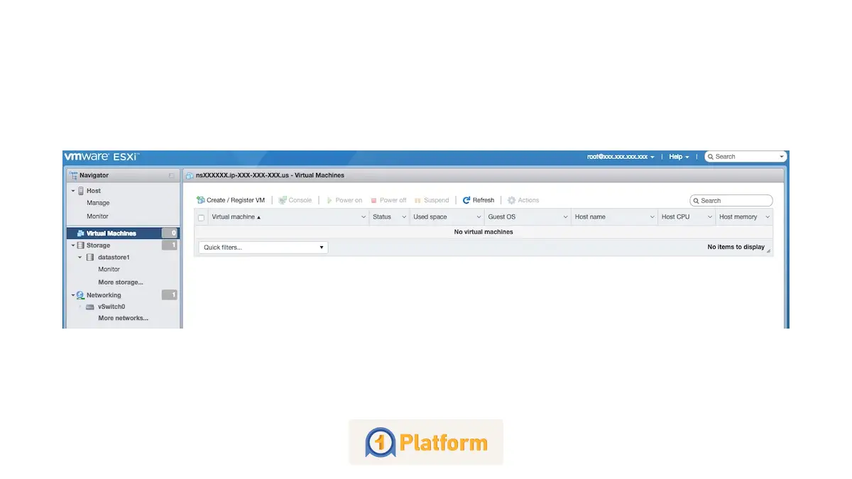 ساخت ماشین مجازی در VMware ESXi