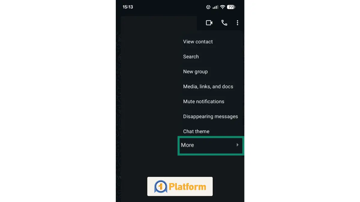 ذخیره چت‌ها قبل از حذف در اندروید (Android) 