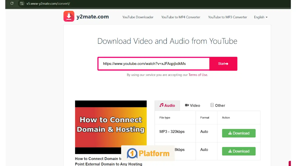 وب‌سایت Y2Mate: سلطان فرمت‌ها و کیفیت‌ها