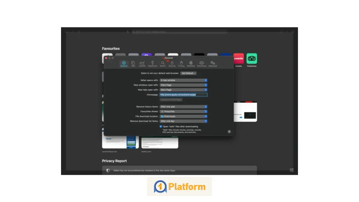 فعال کردن جاوا اسکریپت در مرورگر سافاری 