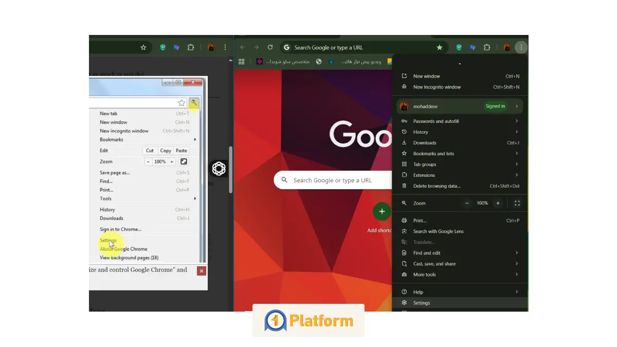 نحوه فعال سازی جاوا اسکریپت در کروم
