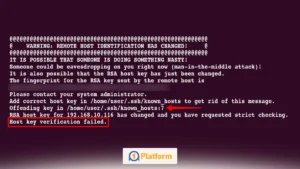 خطای Host key verification failed