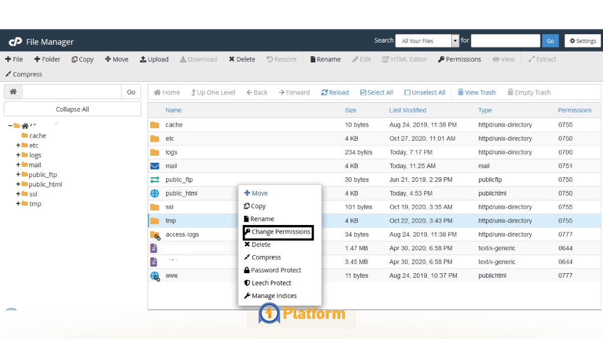آموزش cPanel برای مبتدیها و حرفهایها (تصویری) 10 مدیریت فایلها یکی از مهمترین بخشهای کار با هاست است. تمام فایلهای سایت شما در پوشهای به نام public_html قرار میگیرند. آموزش کار با File Manager ابزار File Manager امکان مشاهده، ویرایش و مدیریت فایلها را بدون نیاز به FTP فراهم میکند. شما میتوانید فایلهای PHP، HTML و CSS را مستقیماً در مرورگر ویرایش کنید. آپلود و دانلود فایلها با کلیک روی گزینه Upload میتوانید فایلهای سایت را بارگذاری کنید. برای دانلود نیز کافی است روی فایل موردنظر راستکلیک کرده و گزینه Download را انتخاب کنید. در پروژههای بزرگتر، معمولاً از FTP استفاده میشود، اما برای کارهای روزمره همین ابزار کافی است. ایجاد، ویرایش و حذف فایل و پوشه ایجاد پوشه جدید از طریق گزینه +Folder انجام میشود. همچنین میتوانید فایل جدید بسازید یا فایلهای اضافی را حذف کنید. توجه داشته باشید که حذف فایلها معمولاً غیرقابل بازگشت است مگر اینکه بکاپ داشته باشید. تنظیم سطح دسترسی (Permissions) سطح دسترسی تعیین میکند چه کاربرانی امکان خواندن یا ویرایش فایل را دارند. تنظیم اشتباه Permission میتواند باعث خطاهای امنیتی یا نمایش خطای 403 شود.