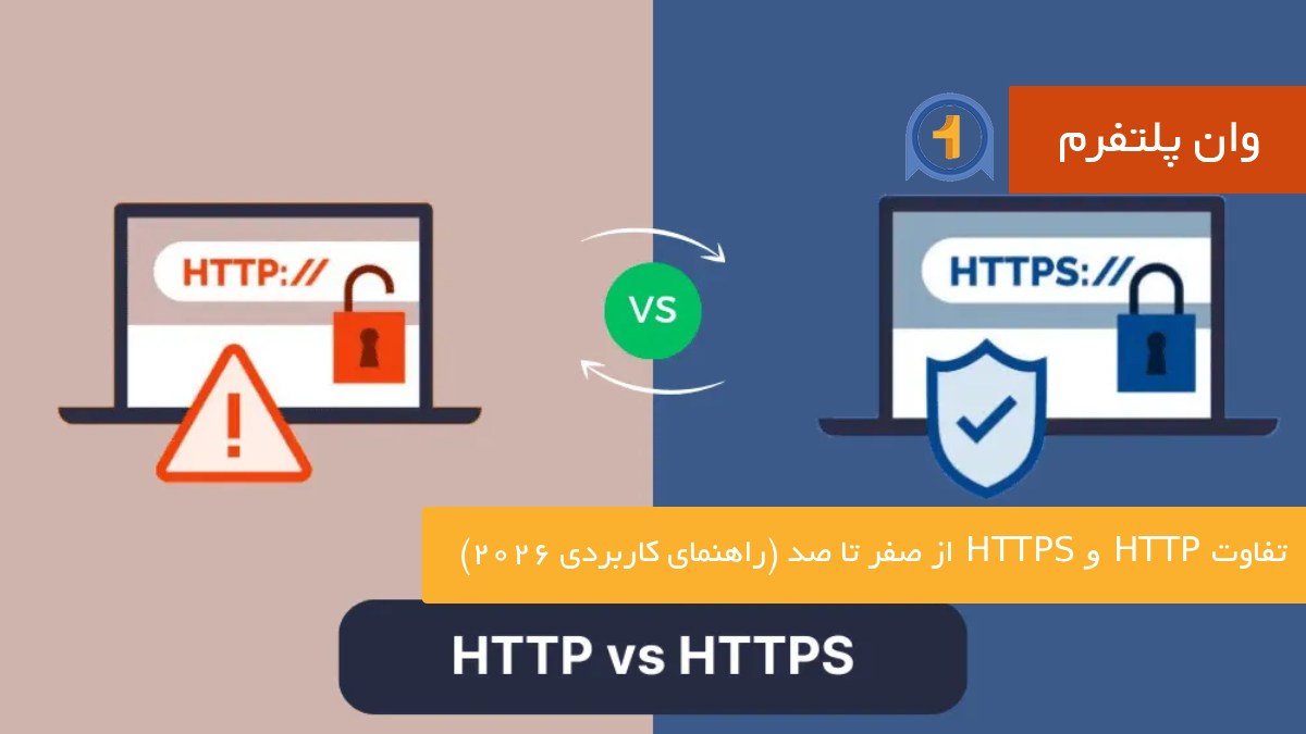 تفاوت HTTP و HTTPS از صفر تا صد (راهنمای کاربردی 2026)